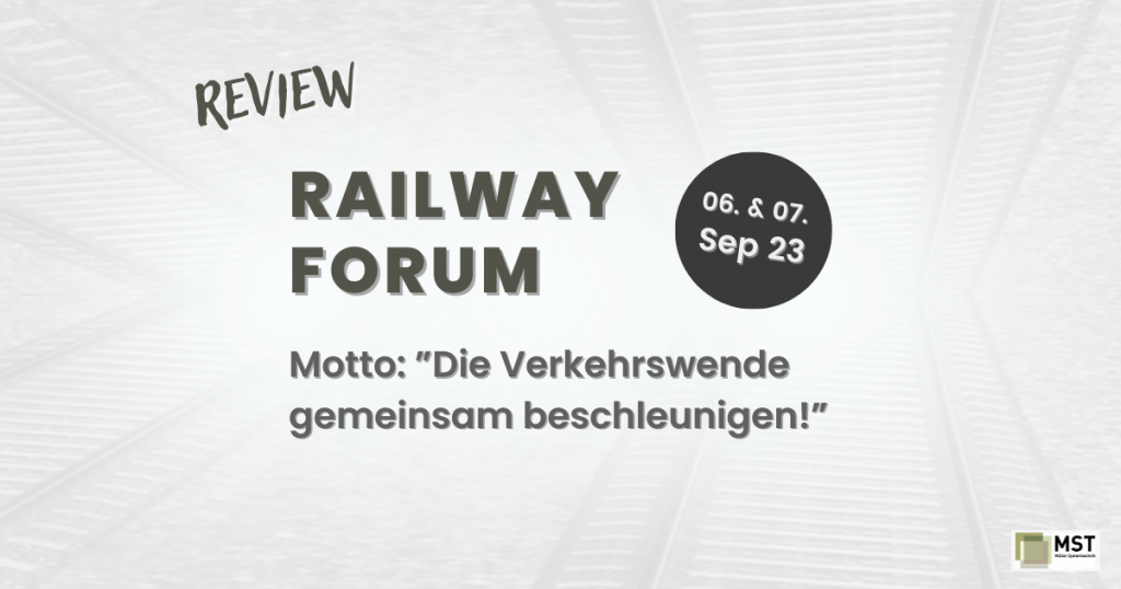 Rückblick: Railway Forum 2023